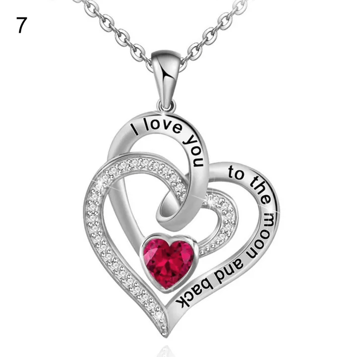 Collana con pietra portafortuna Olivenorma Hearts and Hearts