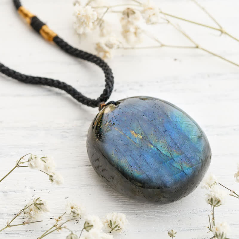 Collana di labradorite potenziante Olivenorma