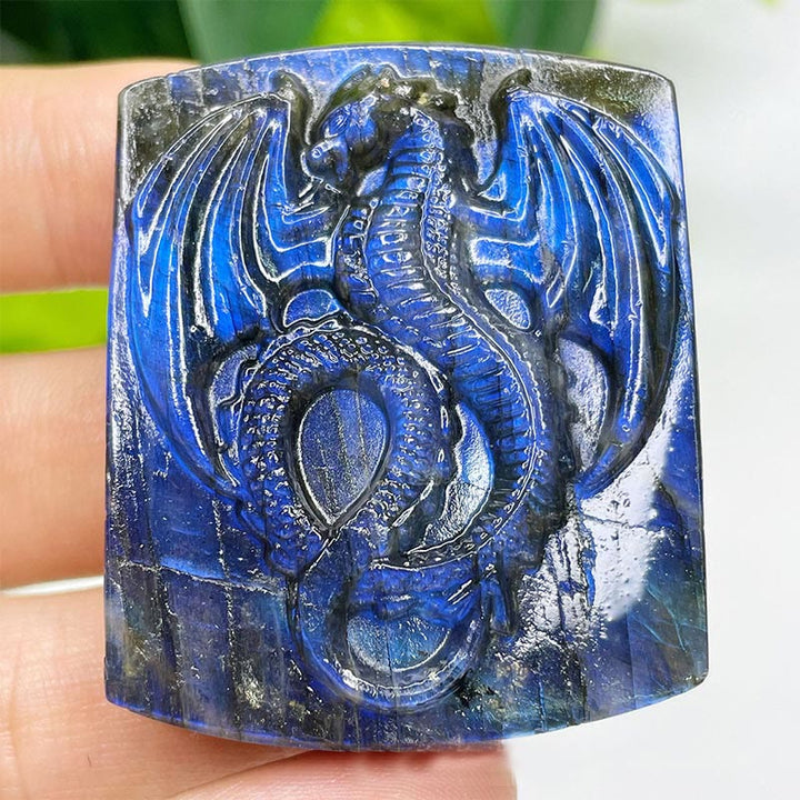 Ornamenti con faccia di luna in labradorite naturale Olivenorma , decorazione con pietre preziose 