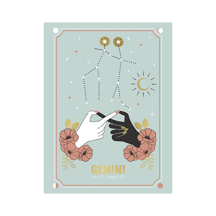 Olivenorma Gesto Zodiaco Nordico Piccolo Affresco Poster 