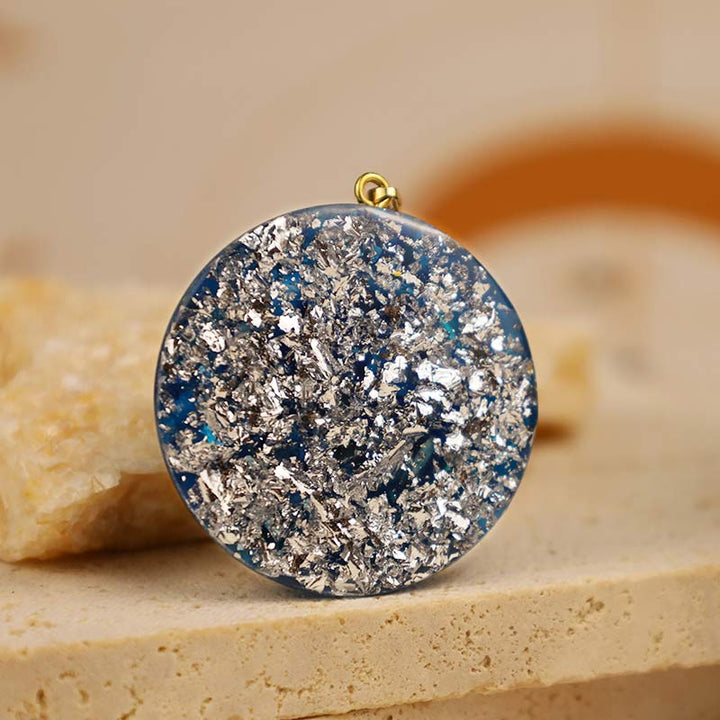 Collana di protezione in quarzo blu Olivenorma con ametista 