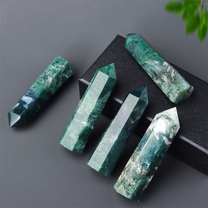 Olivenorma Malachite Bacchette di Cristallo Naturale Torre