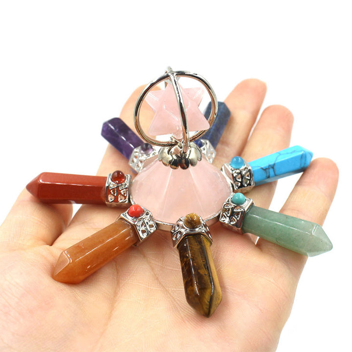 Decorazione chakra in cristallo naturale Olivenorma 