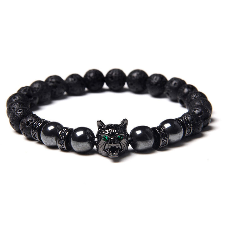 Bracciale Lupo Olivenorma Lapislazzuli - Ossidiana - image 11