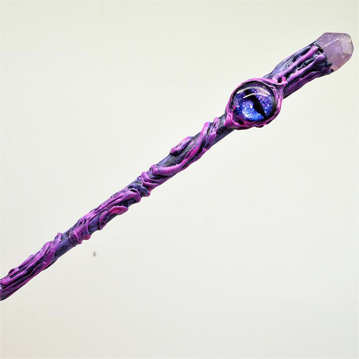 Olivenorma Evil Eye Witch Magic Stick Bacchette di cristallo
