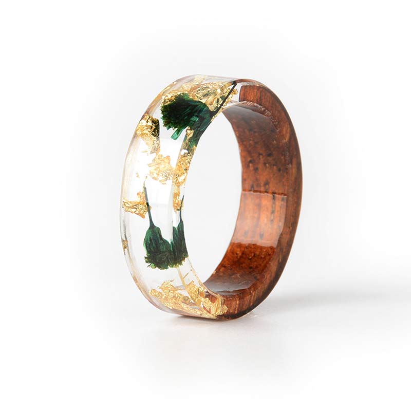 Olivenorma Intellettuale e Ottimista - Anello in legno fatto a mano