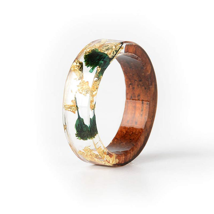 Olivenorma Intellettuale e Ottimista - Anello in legno fatto a mano