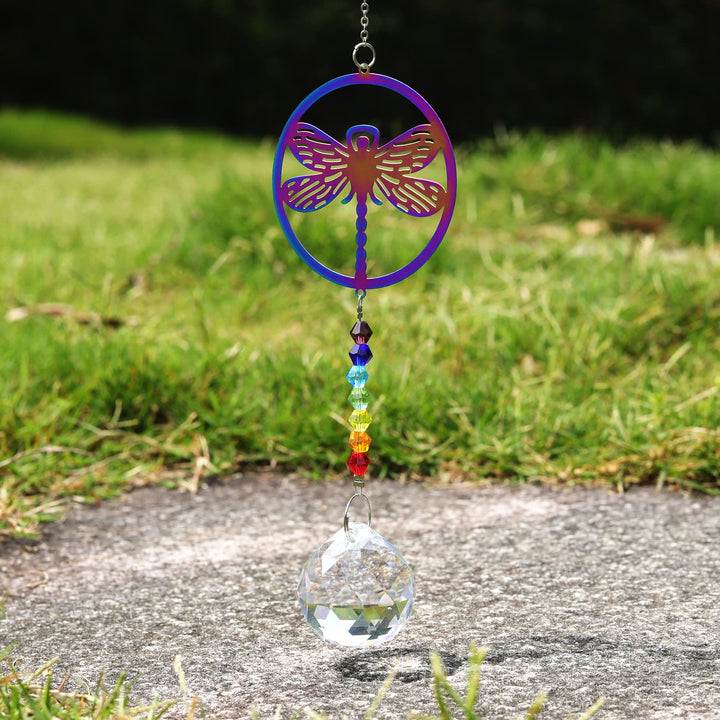 Olivenorma Clear Crystal Chakra Beads Hanging Wind Chime Suncatcher - image 34