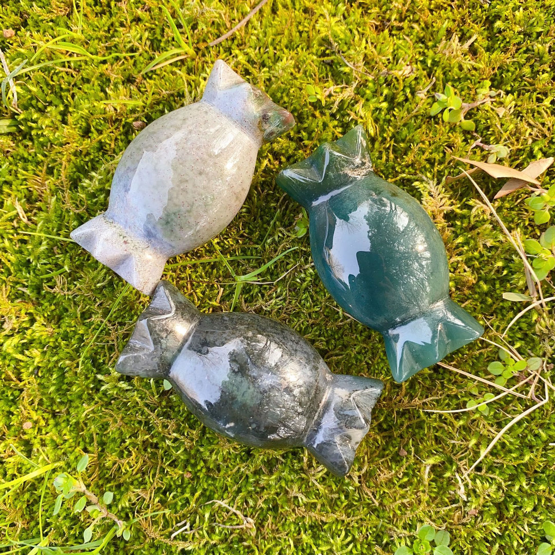 Ornamenti di cristallo natalizio Olivenorma caramelle, decorazioni in pietra preziosa 