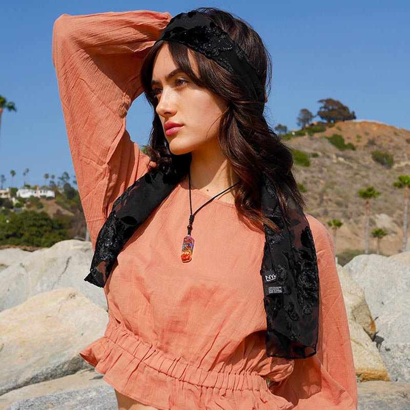 Collana di guarigione dei chakra con orgone Olivenorma