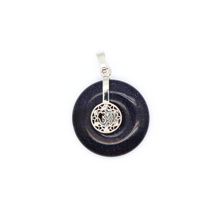 Collana con fibbia della pace in cristallo naturale Olivenorma e albero della vita
