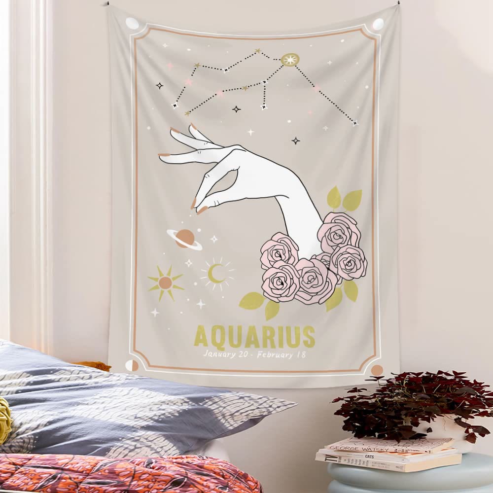 Olivenorma Mano Magica Tarocchi Zodiaco Arazzo 