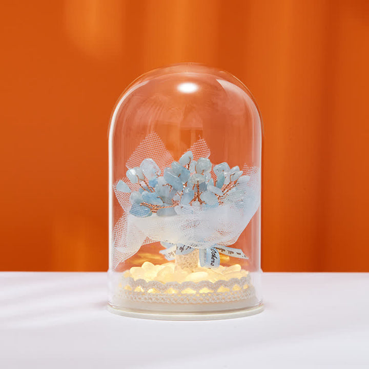 Copertura in vetro di cristallo naturale Olivenorma Decorazione per albero Feng Shui
