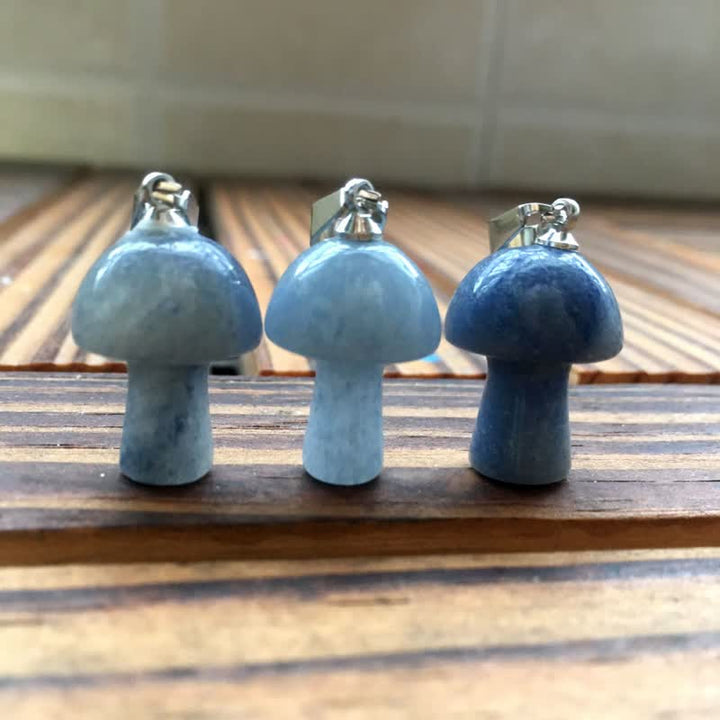 Collana di guarigione con design a fungo per l'intonazione spirituale Olivenorma 