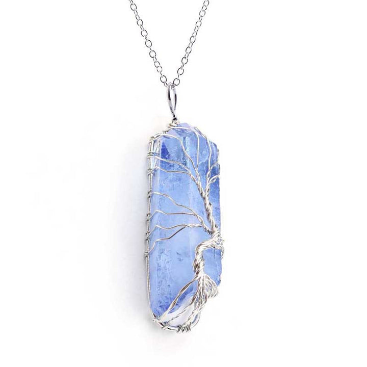 Olivenorma"Life Energy" - Collana di cristallo dell'albero della vita