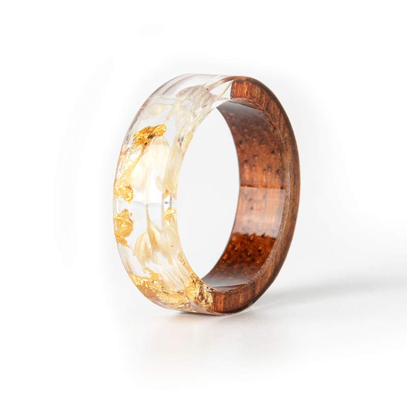 Olivenorma Intellettuale e Ottimista - Anello in legno fatto a mano