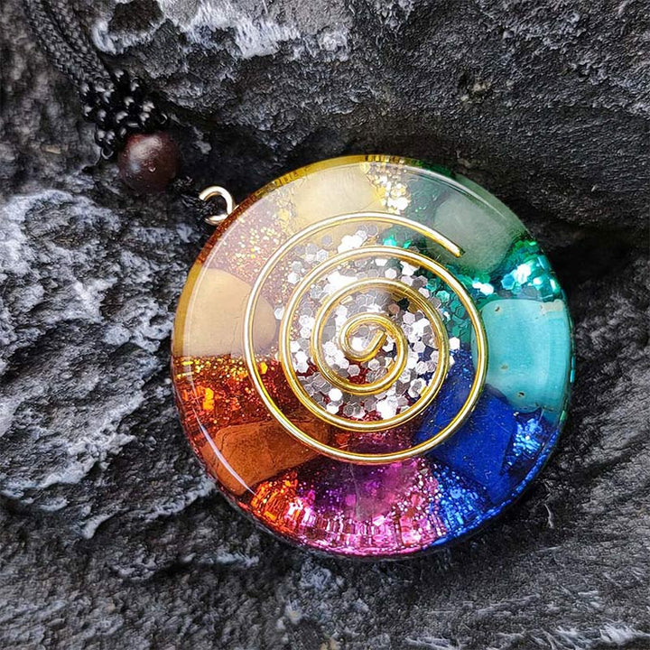 Collana di orgone chakra Olivenorma