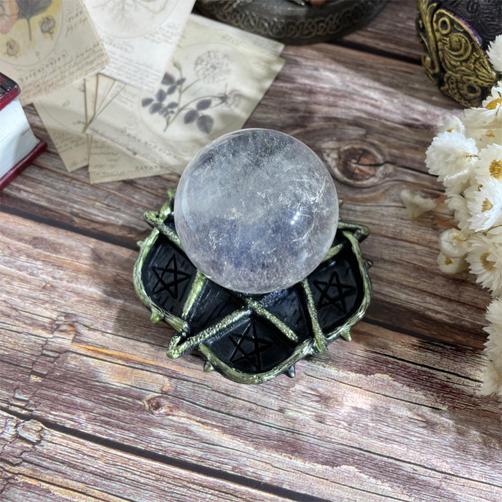 Supporto per sfera di cristallo a forma di stella Olivenorma