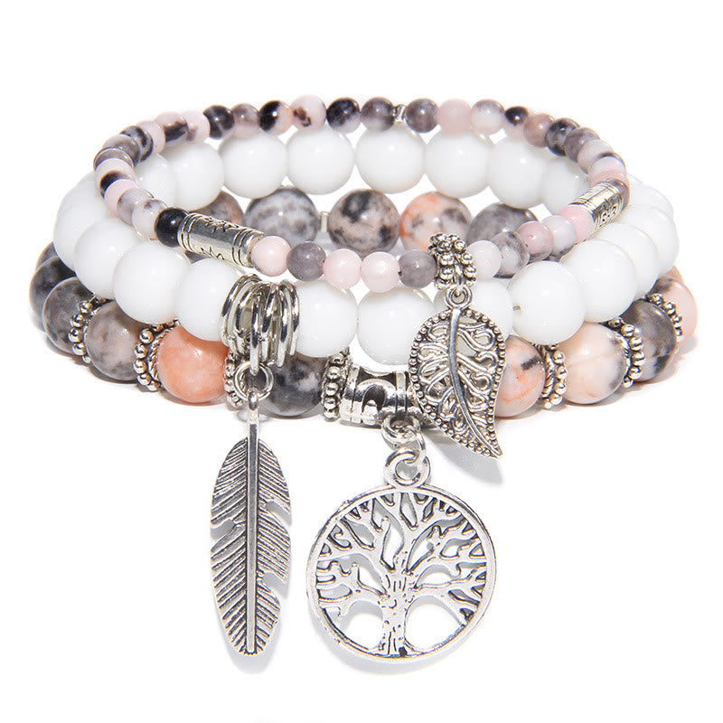 Olivenorma "Nature's Healing Moments" Set di bracciali Albero della vita da 3 pezzi 