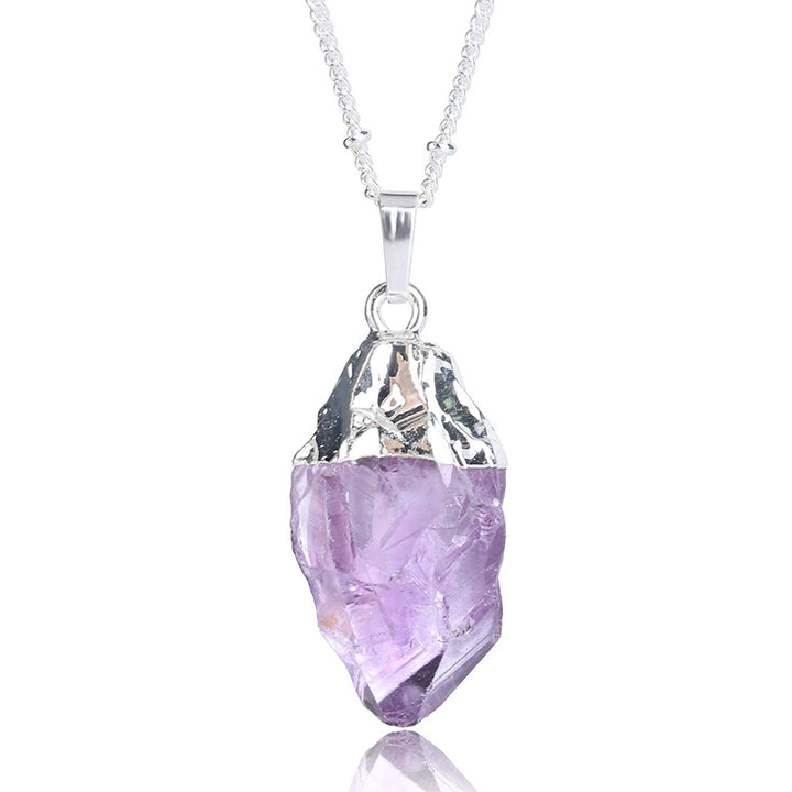 Collana di cristallo curativo di ametista Olivenorma
