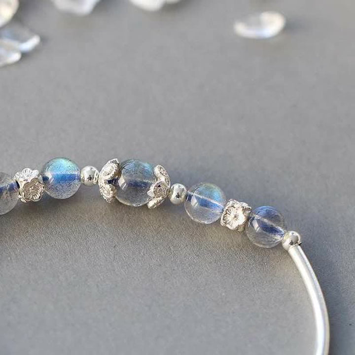 Bracciale Olivenorma Moonstone Esagramma