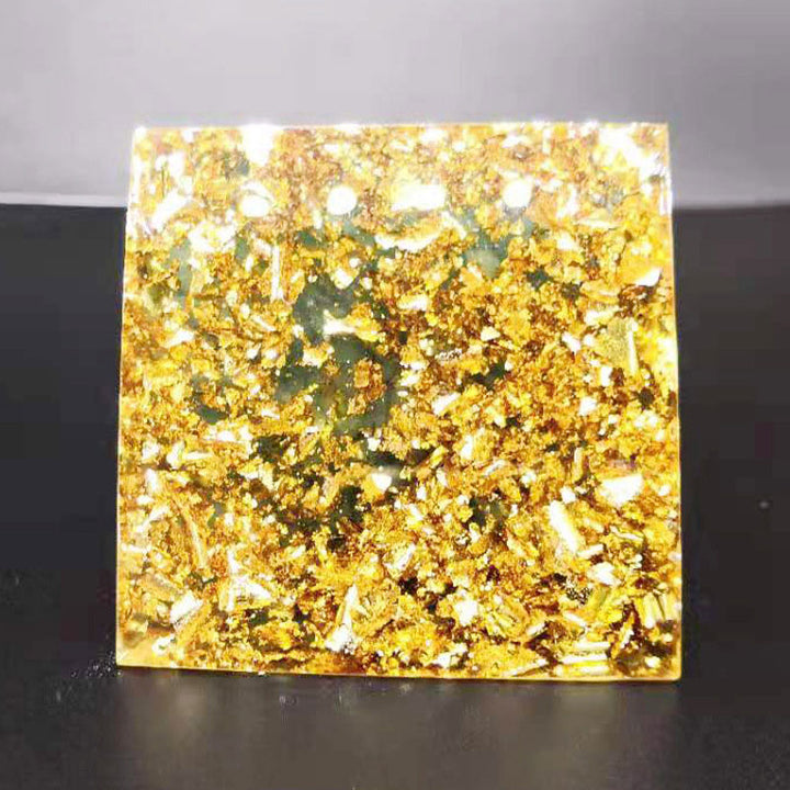 Piramide di orgone di loto di avventurina verde Olivenorma