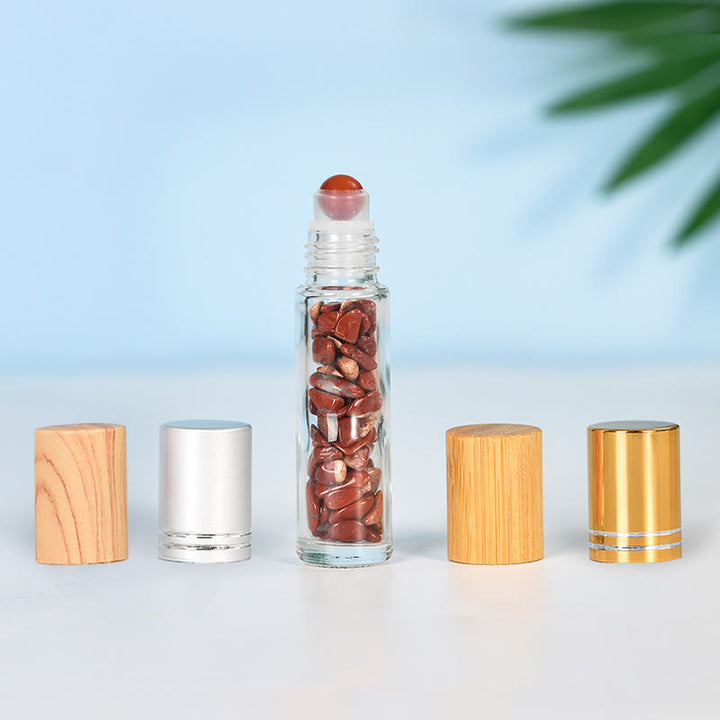 Olivenorma Crystal Roll-On Bottiglia di olio essenziale Decorazione con pietre preziose