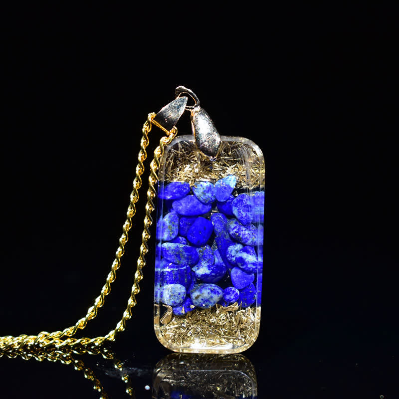Olivenorma Raise Consciousness - Collana energetica Orgone Lapislazzuli - image 5