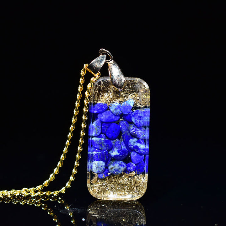 Olivenorma Raise Consciousness - Collana energetica Orgone Lapislazzuli - image 5