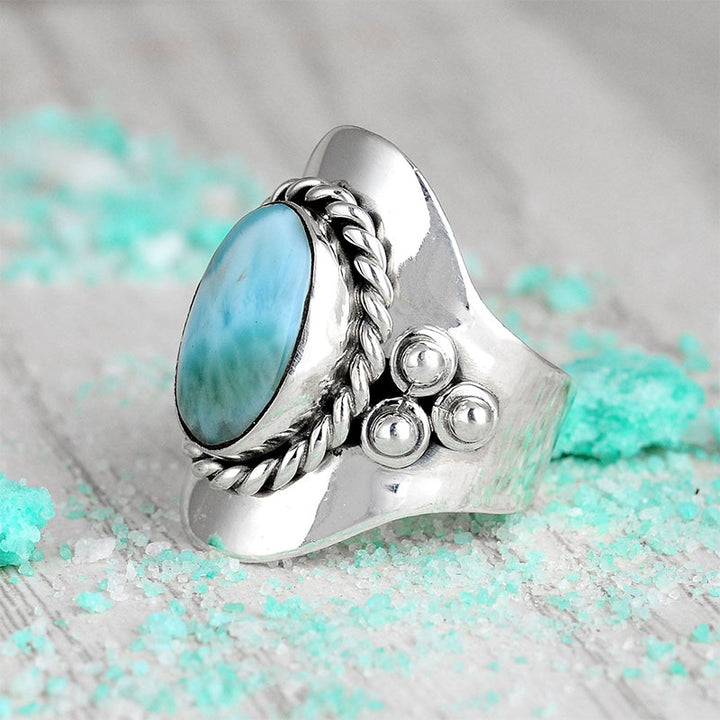 Olivenorma L'anello Larimar Boho per le donne