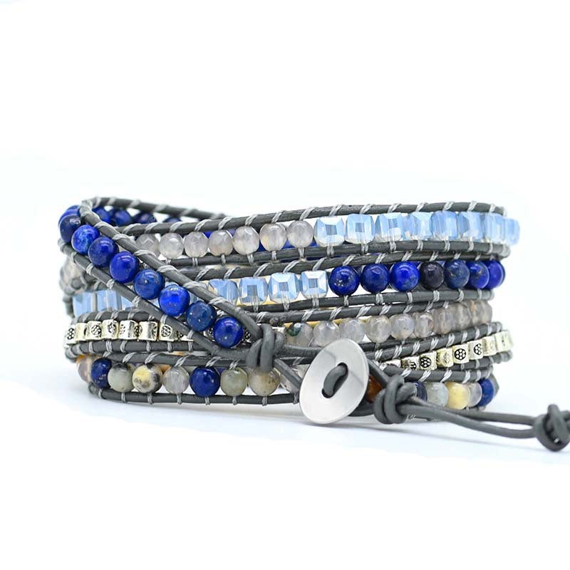 Braccialetto curativo in lapislazzuli 