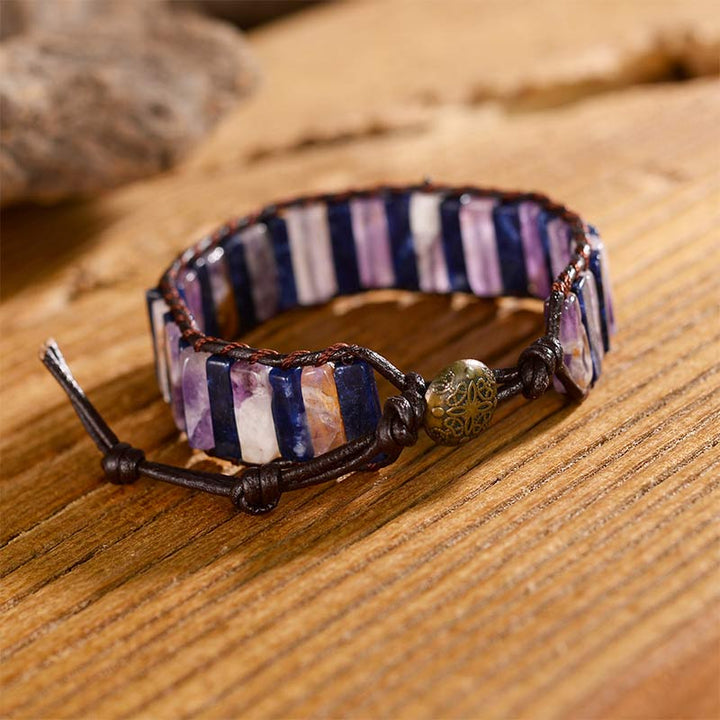 Bracciale Ametista Lapislazzuli