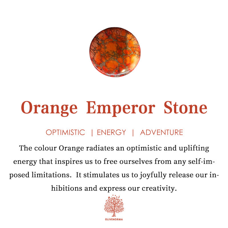 Bracciale energetico Olivenorma Emperor Stone Chakra