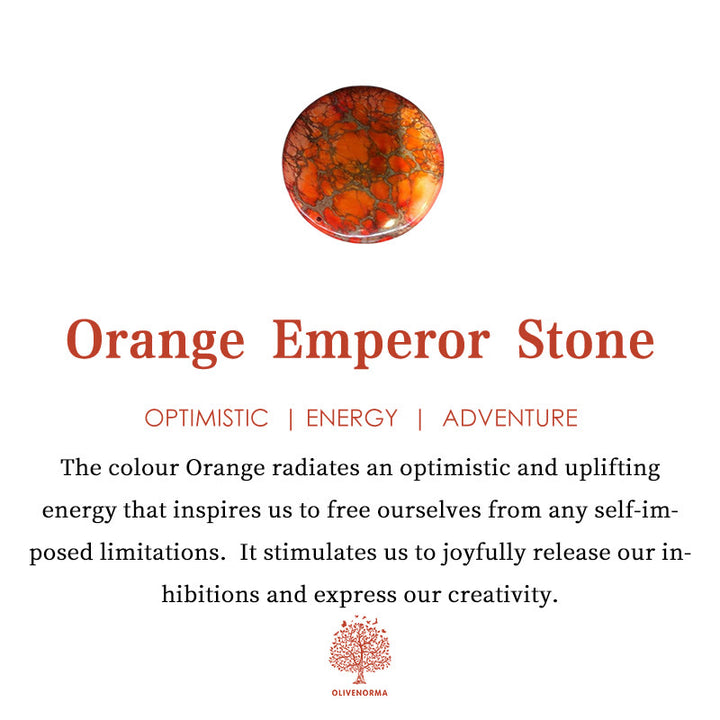 Bracciale energetico Olivenorma Emperor Stone Chakra