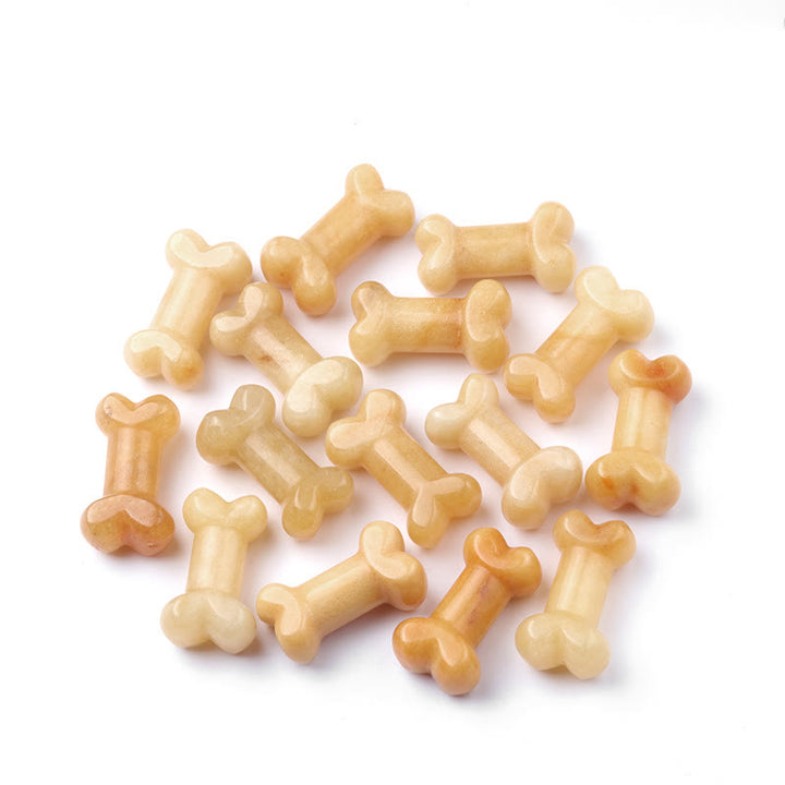 Decorazione in pietra preziosa di osso in cristallo di quarzo naturale Olivenorma