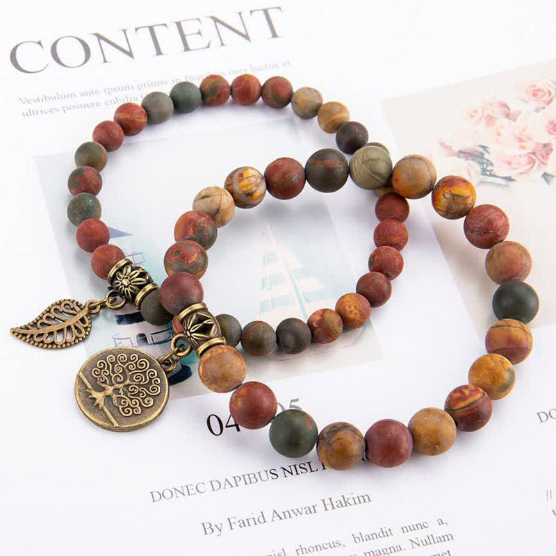 Bracciale Olivenorma Picture Jasper Calma E Pace 