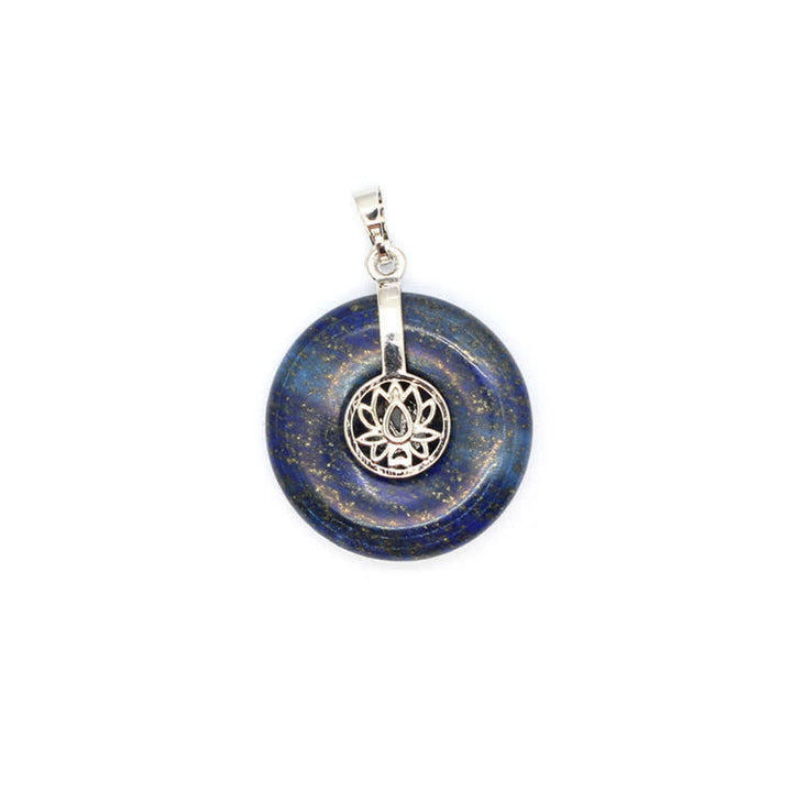 Collana con fibbia della pace in cristallo naturale Olivenorma e albero della vita