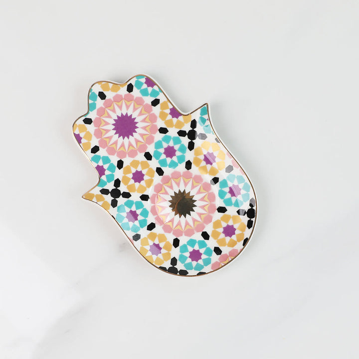Olivenorma Hamsa Evil Eye Piatto Sottobicchiere 