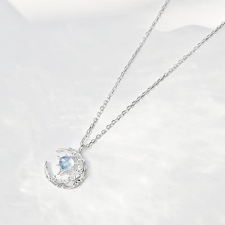 Collana Olivenorma Celestial Dainty Moon con pietra di luna
