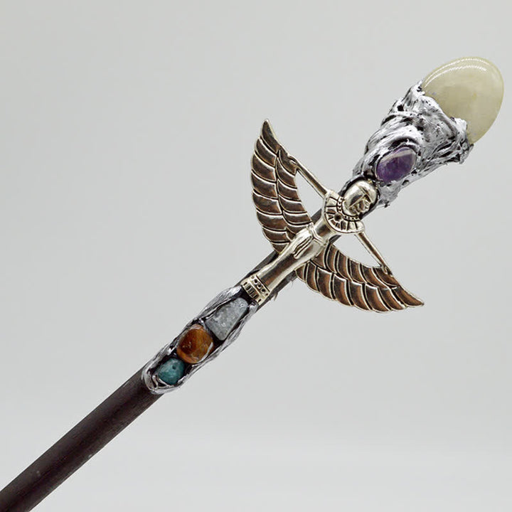 Bacchette di cristallo naturale di angelo strega Olivenorma