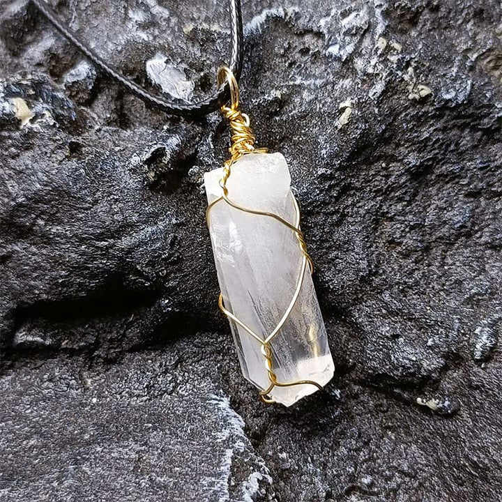 Braccialetto con ciondolo di guarigione dei chakra, set di cristalli