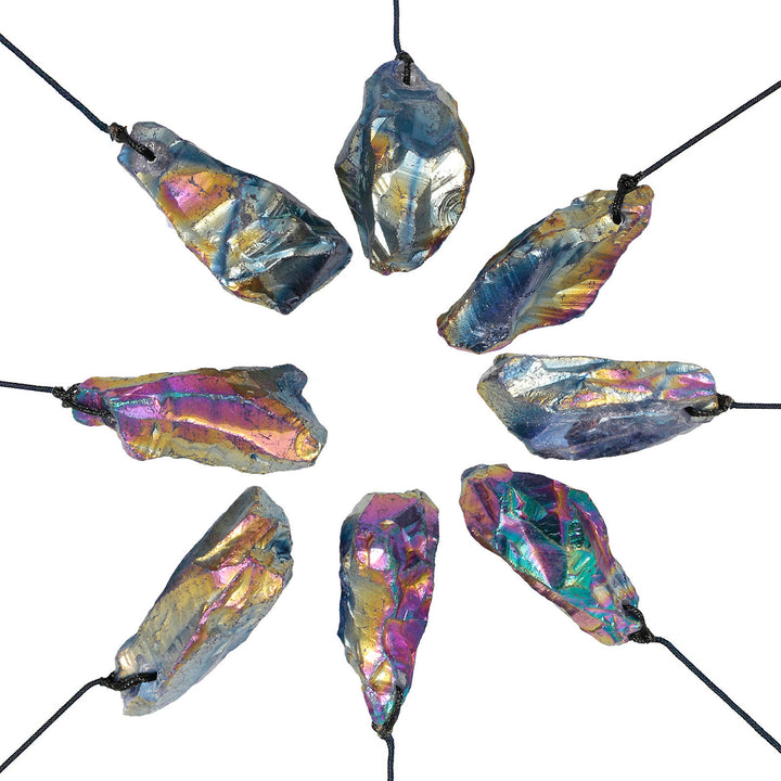 Ornamento pendente con albero della vita in conchiglia di abalone Olivenorma