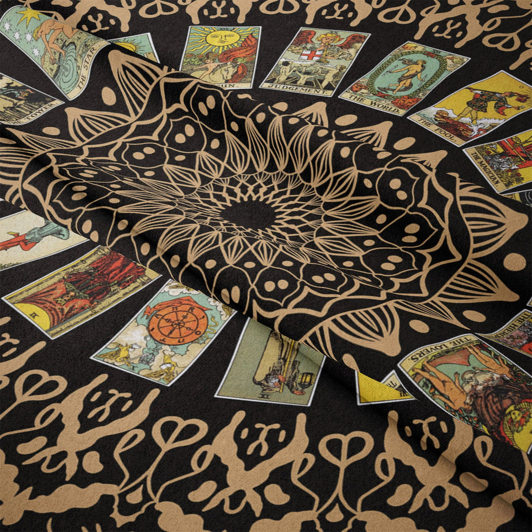 Olivenorma Vintage Tarot Sole e Luna Wall Art Tapestry