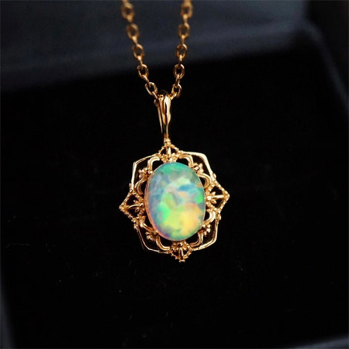 Collana regolabile in pizzo di rame stile vintage Olivenorma