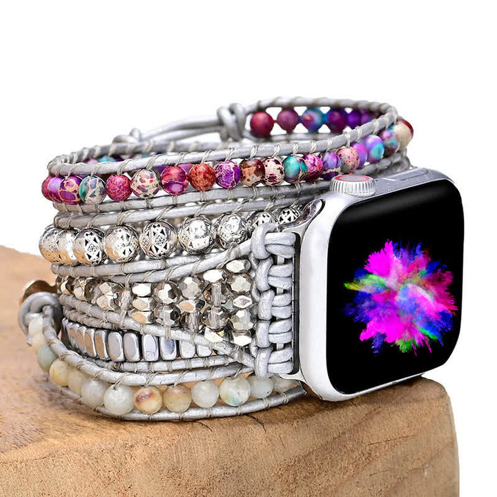Cinturino avvolgente per Apple Watch Olivenorma Emperor Stone