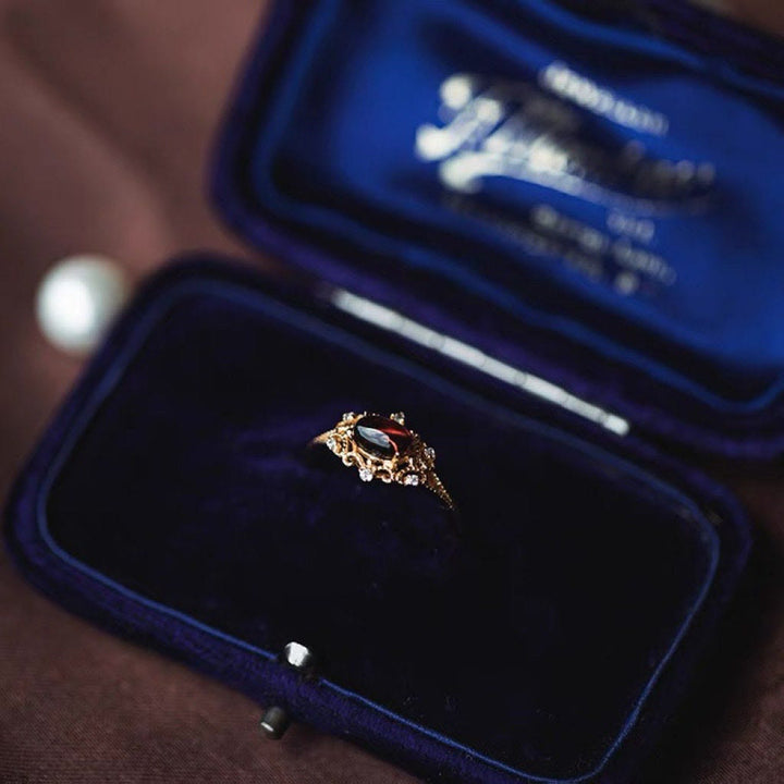 Anello Olivenorma Night Rose-Granato Naturale