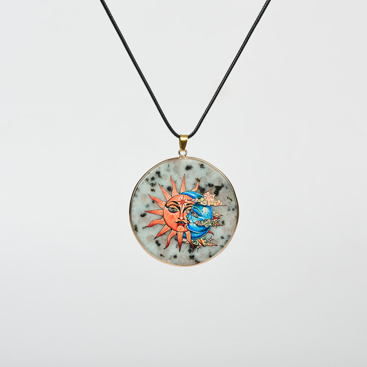 Collana Olivenorma Crystal Hamsa Chakra Albero della vita 