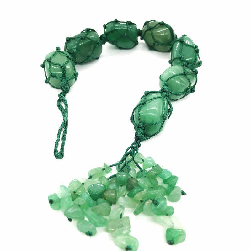 Olivenorma La pietra di guarigione dei 7 chakra Reiki Meditazione Decorazione nappa