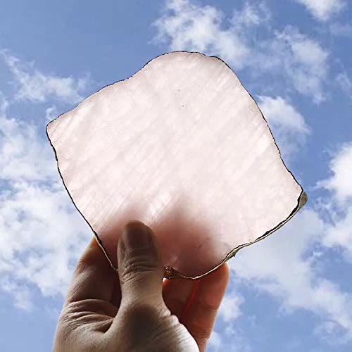Decorazione con pietra preziosa per sottobicchiere in quarzo rosa Olivenorma