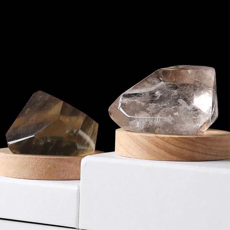 Olivenorma USB Lampada in cristallo naturale